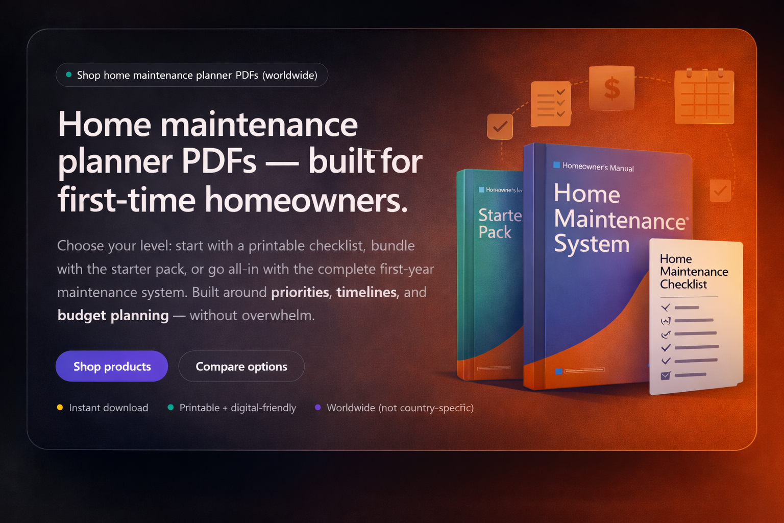 The Homeowner’s Manual products